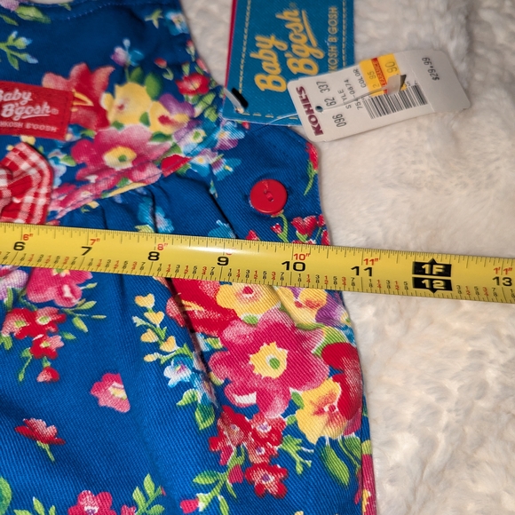 OshKosh B'gosh Blue Floral Baby Romper - Picture 7 of 7